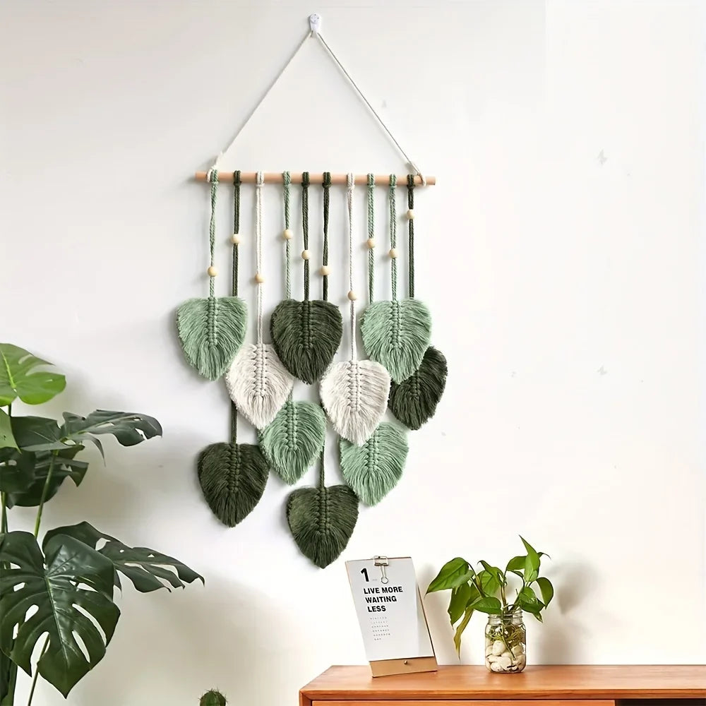 Macrame Jungle Leaf Garland