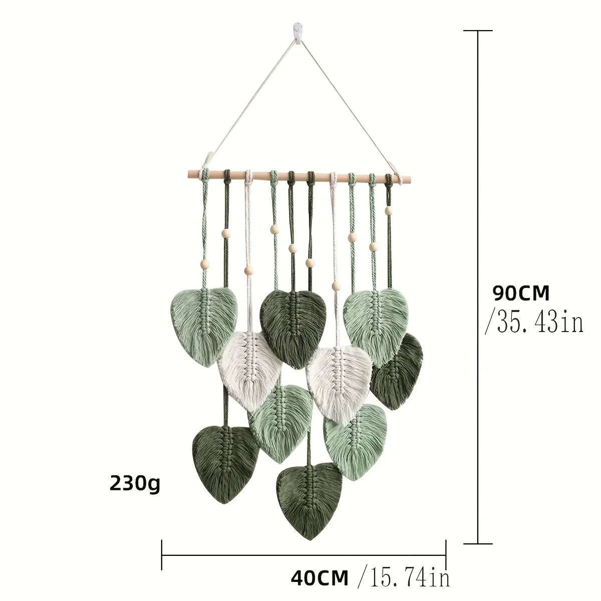 Macrame Jungle Leaf Garland
