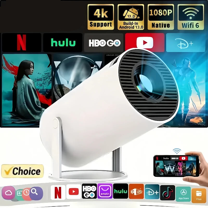 Smart Portable 4K Projector