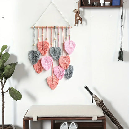 Macrame Jungle Leaf Garland