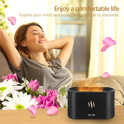 Ultrasonic Flame Fire Humidifier